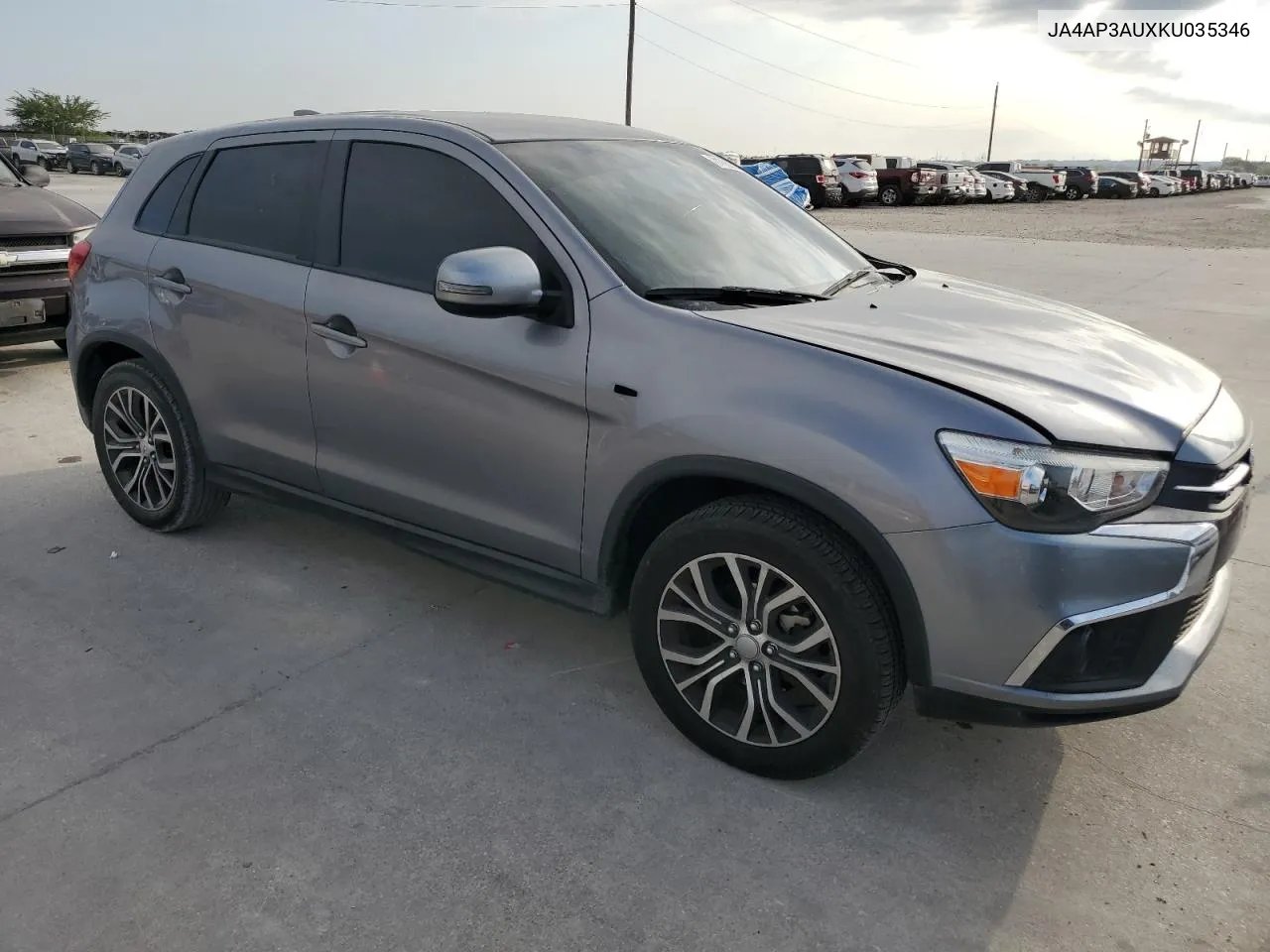 2019 Mitsubishi Outlander Sport Es VIN: JA4AP3AUXKU035346 Lot: 71780214