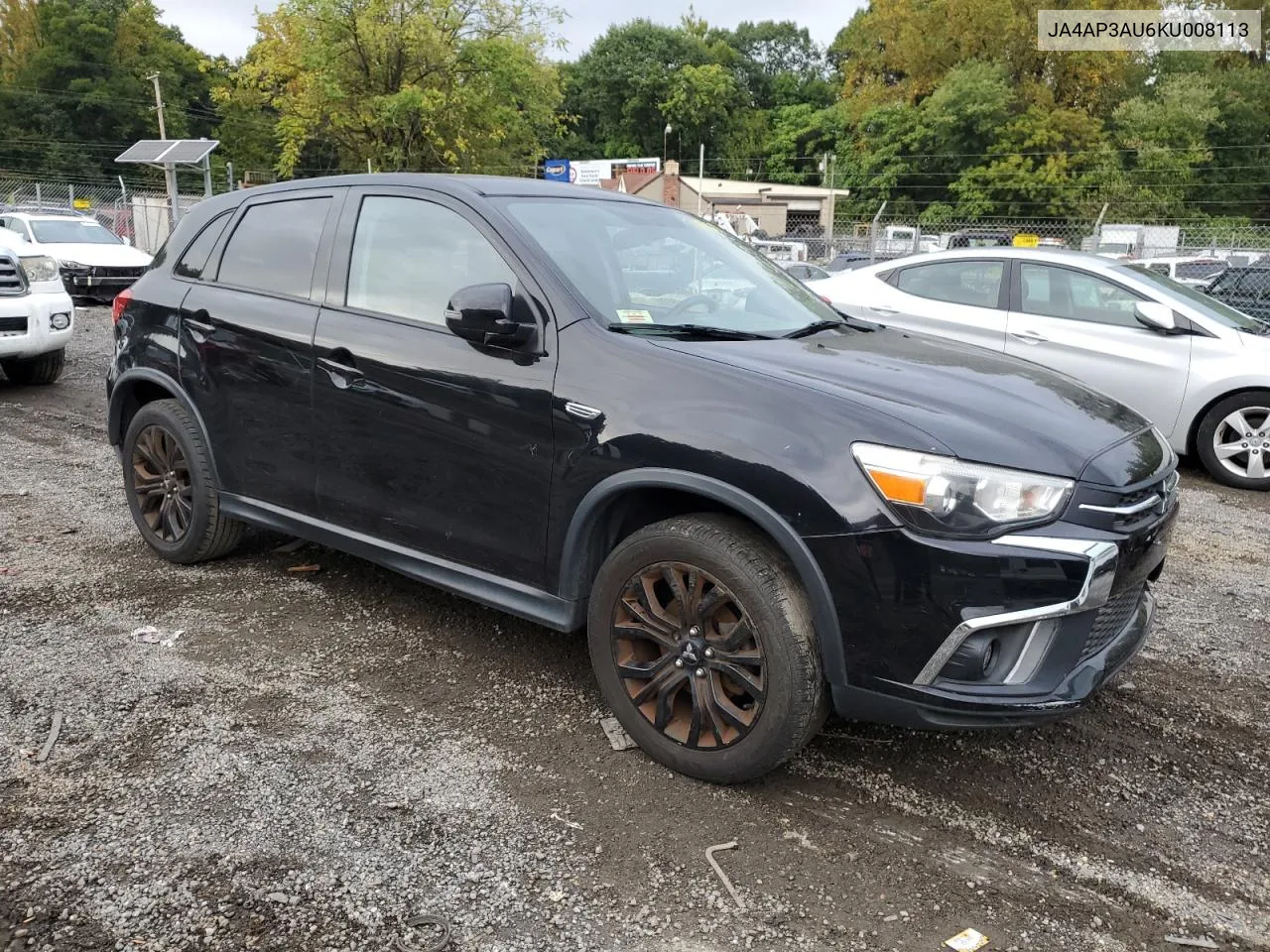 2019 Mitsubishi Outlander Sport Es VIN: JA4AP3AU6KU008113 Lot: 71916234