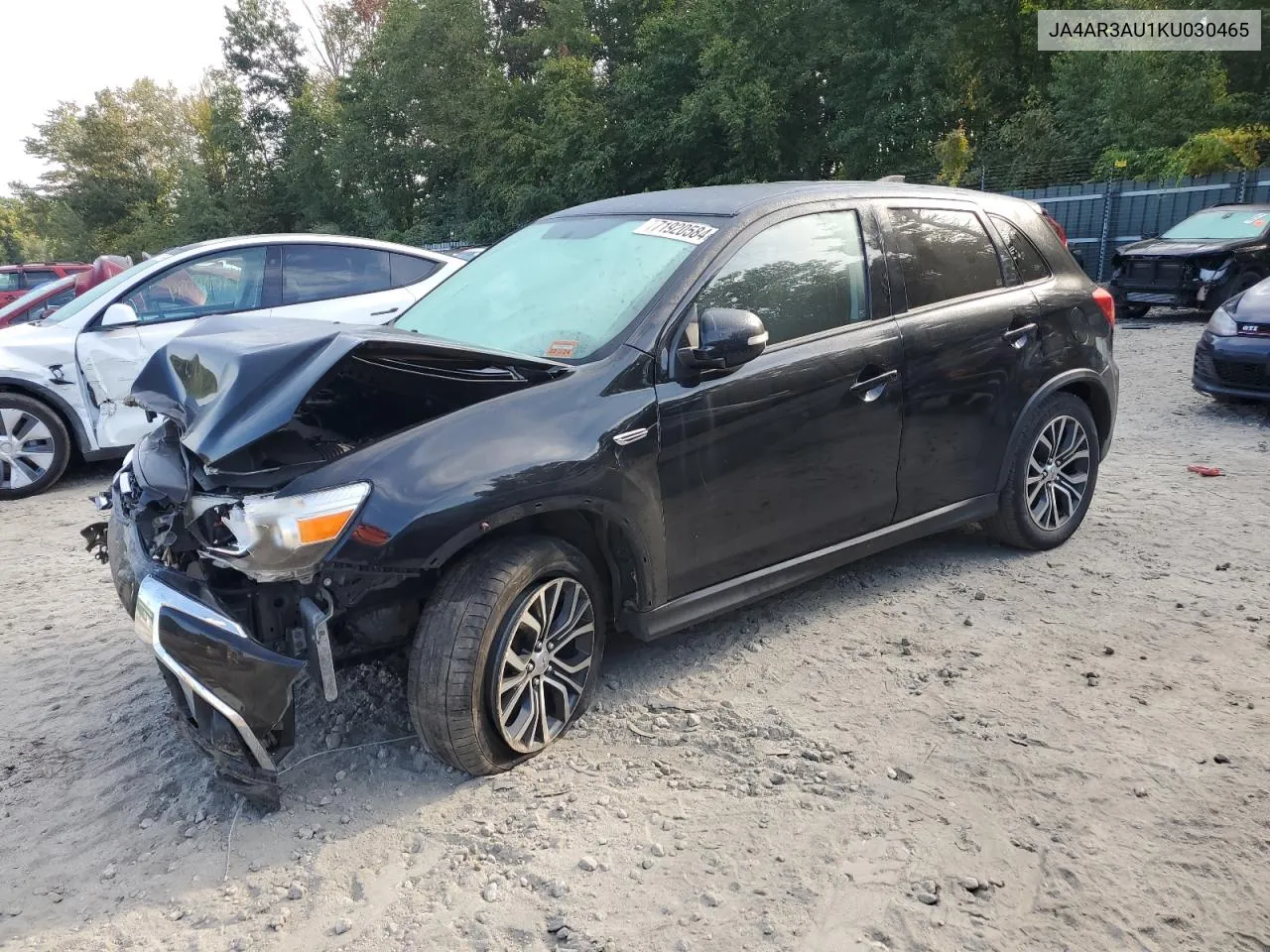 JA4AR3AU1KU030465 2019 Mitsubishi Outlander Sport Es