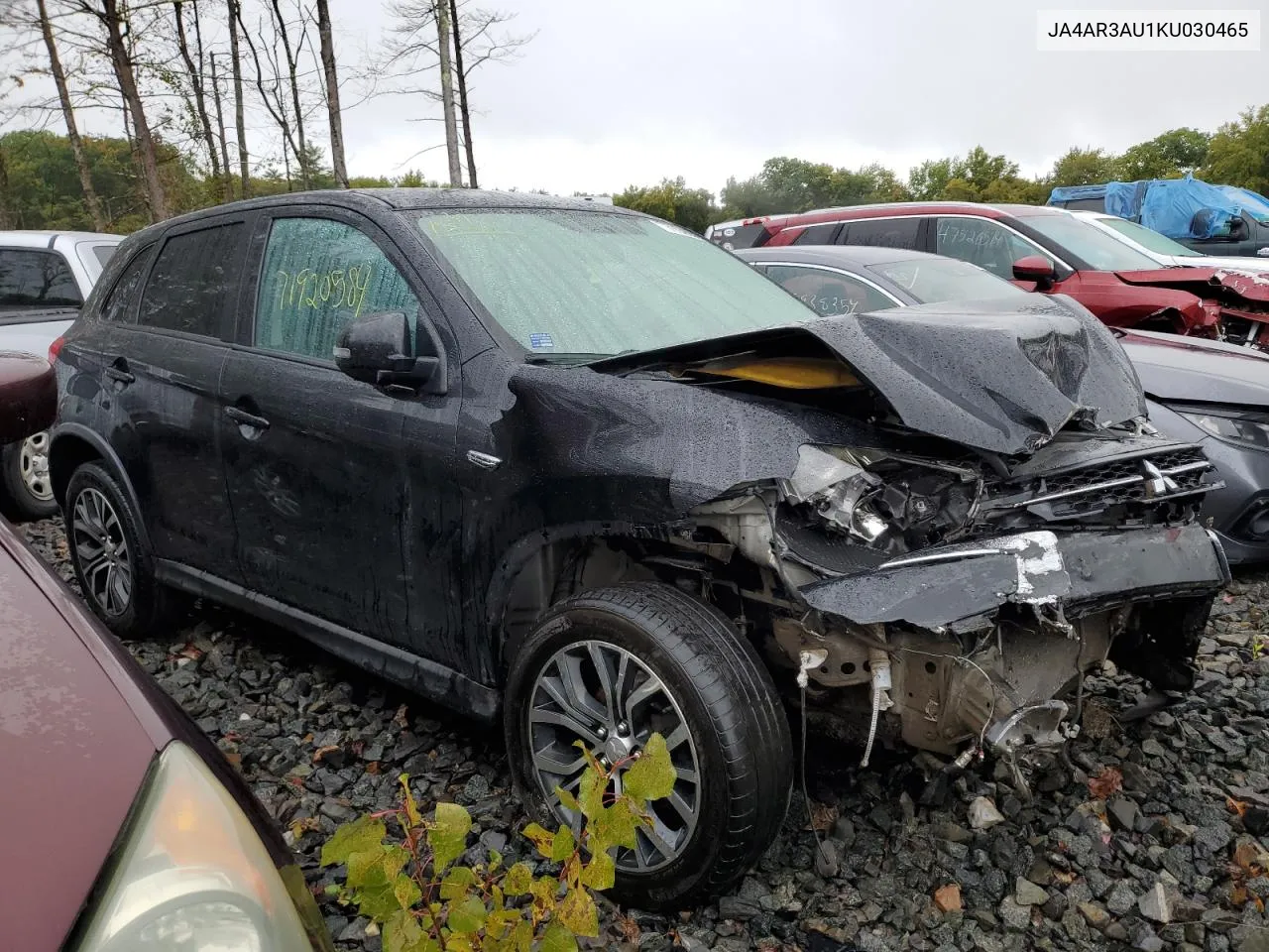 JA4AR3AU1KU030465 2019 Mitsubishi Outlander Sport Es