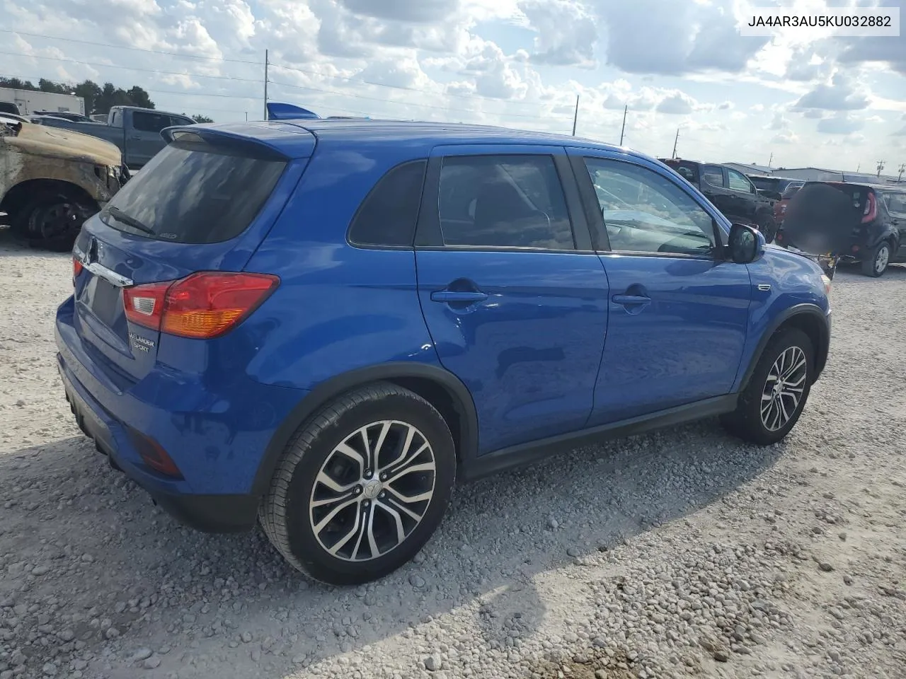 2019 Mitsubishi Outlander Sport Es VIN: JA4AR3AU5KU032882 Lot: 72407944