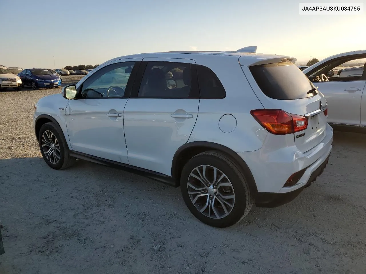 2019 Mitsubishi Outlander Sport Es VIN: JA4AP3AU3KU034765 Lot: 72436774