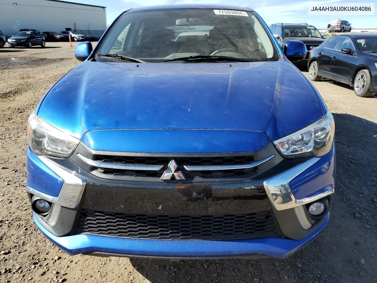 2019 Mitsubishi Rvr Se VIN: JA4AH3AU0KU604086 Lot: 72593894