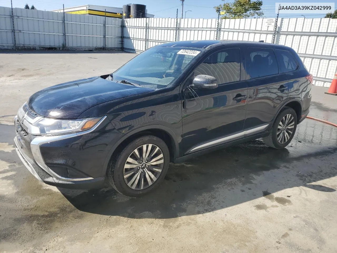 2019 Mitsubishi Outlander Se VIN: JA4AD3A39KZ042999 Lot: 72642234