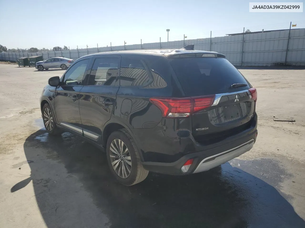 2019 Mitsubishi Outlander Se VIN: JA4AD3A39KZ042999 Lot: 72642234