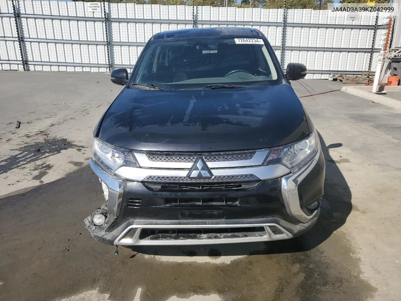 2019 Mitsubishi Outlander Se VIN: JA4AD3A39KZ042999 Lot: 72642234