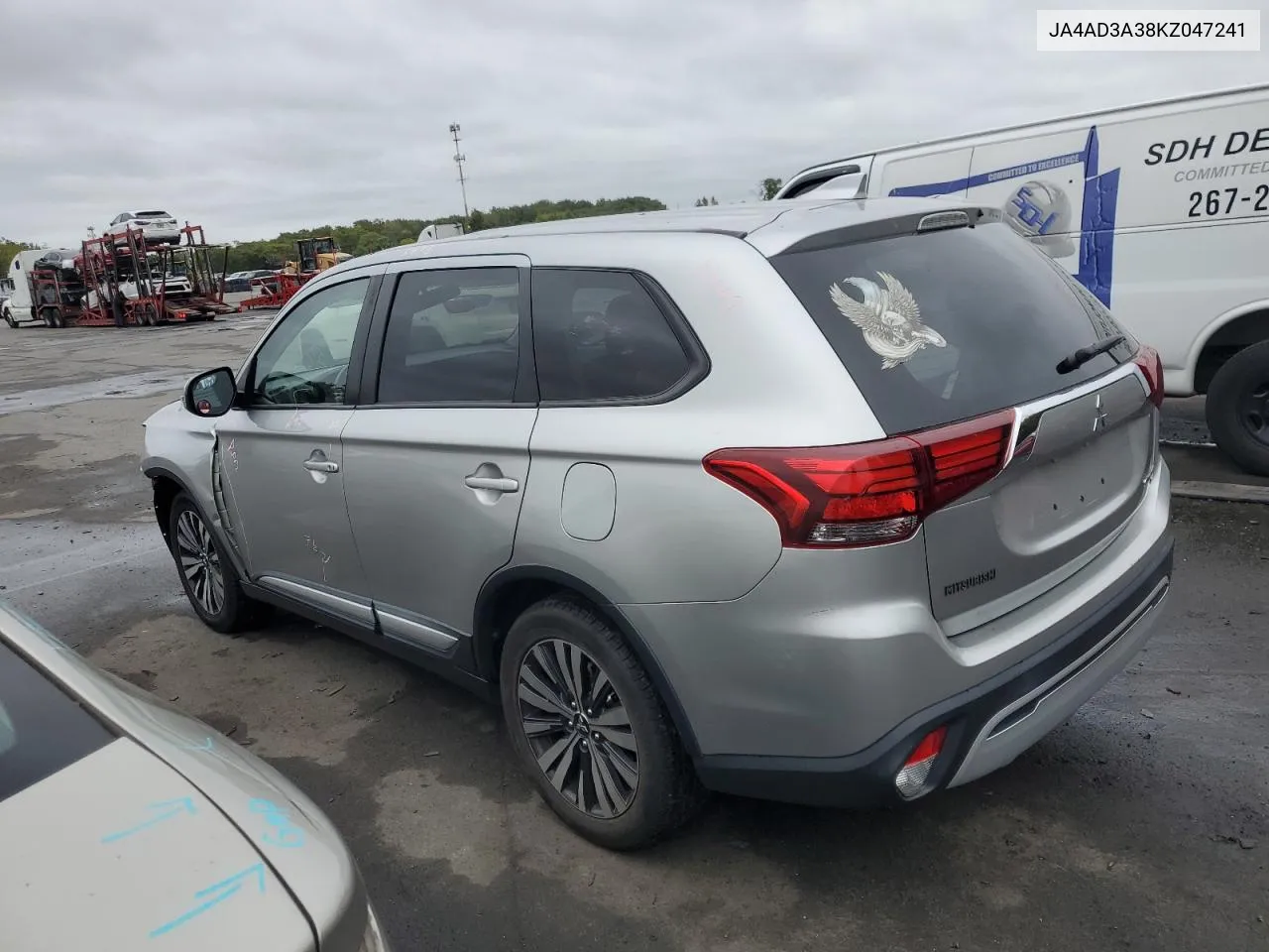 2019 Mitsubishi Outlander Se VIN: JA4AD3A38KZ047241 Lot: 72746344