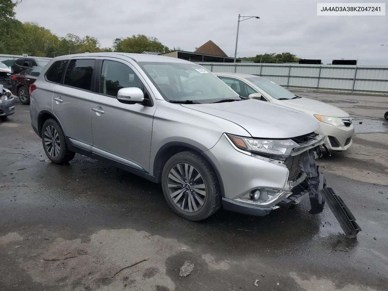 2019 Mitsubishi Outlander Se VIN: JA4AD3A38KZ047241 Lot: 72746344