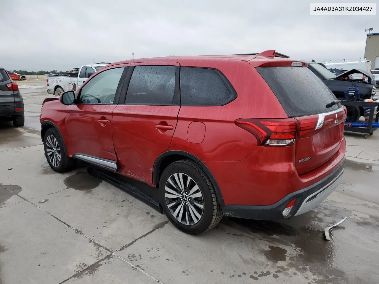 2019 Mitsubishi Outlander Se VIN: JA4AD3A31KZ034427 Lot: 72813544