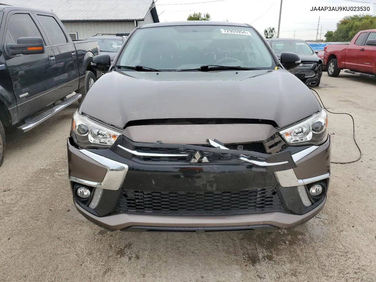 2019 Mitsubishi Outlander Sport Es VIN: JA4AP3AU9KU023530 Lot: 72955954