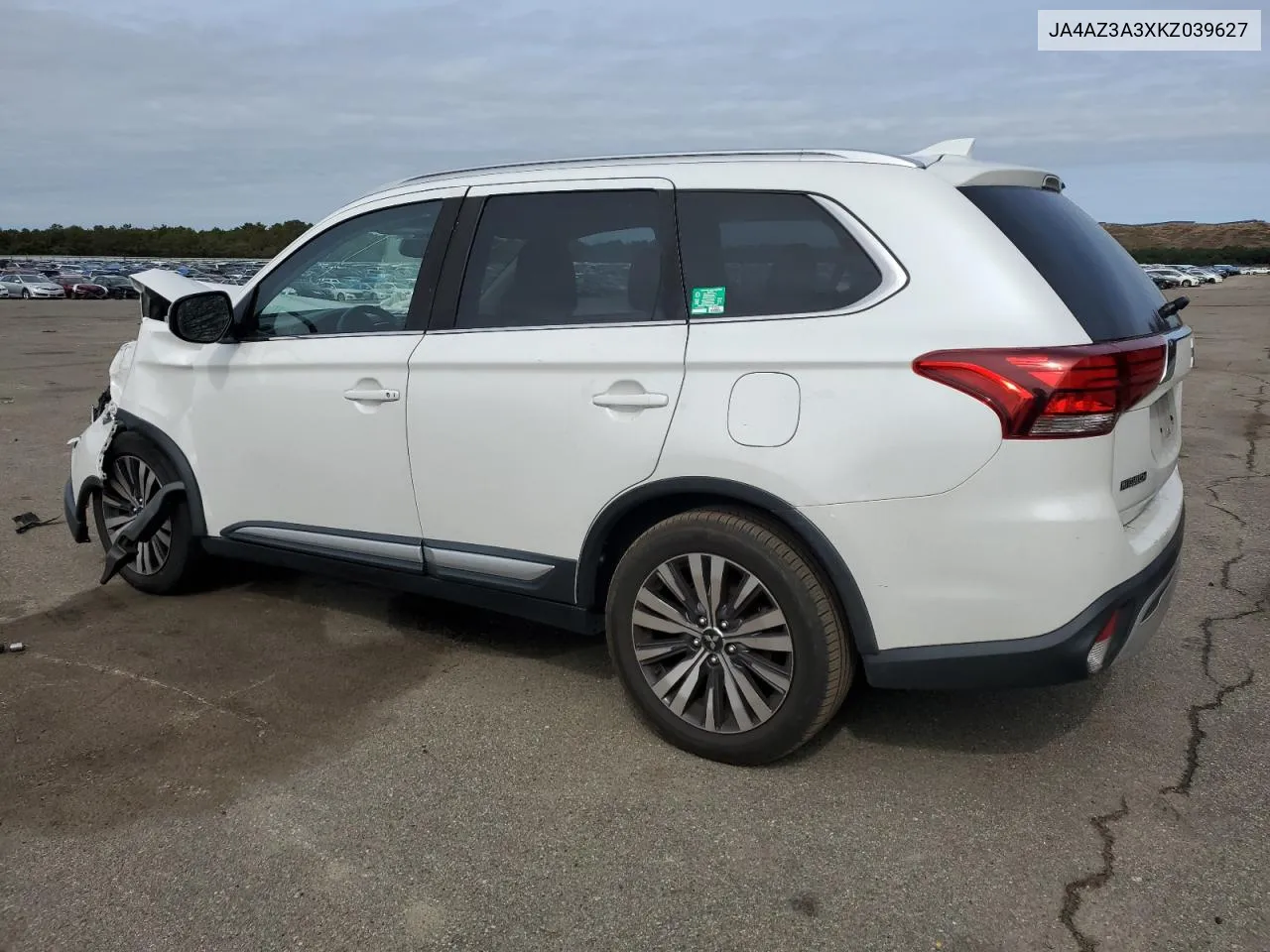 2019 Mitsubishi Outlander Se VIN: JA4AZ3A3XKZ039627 Lot: 73100744