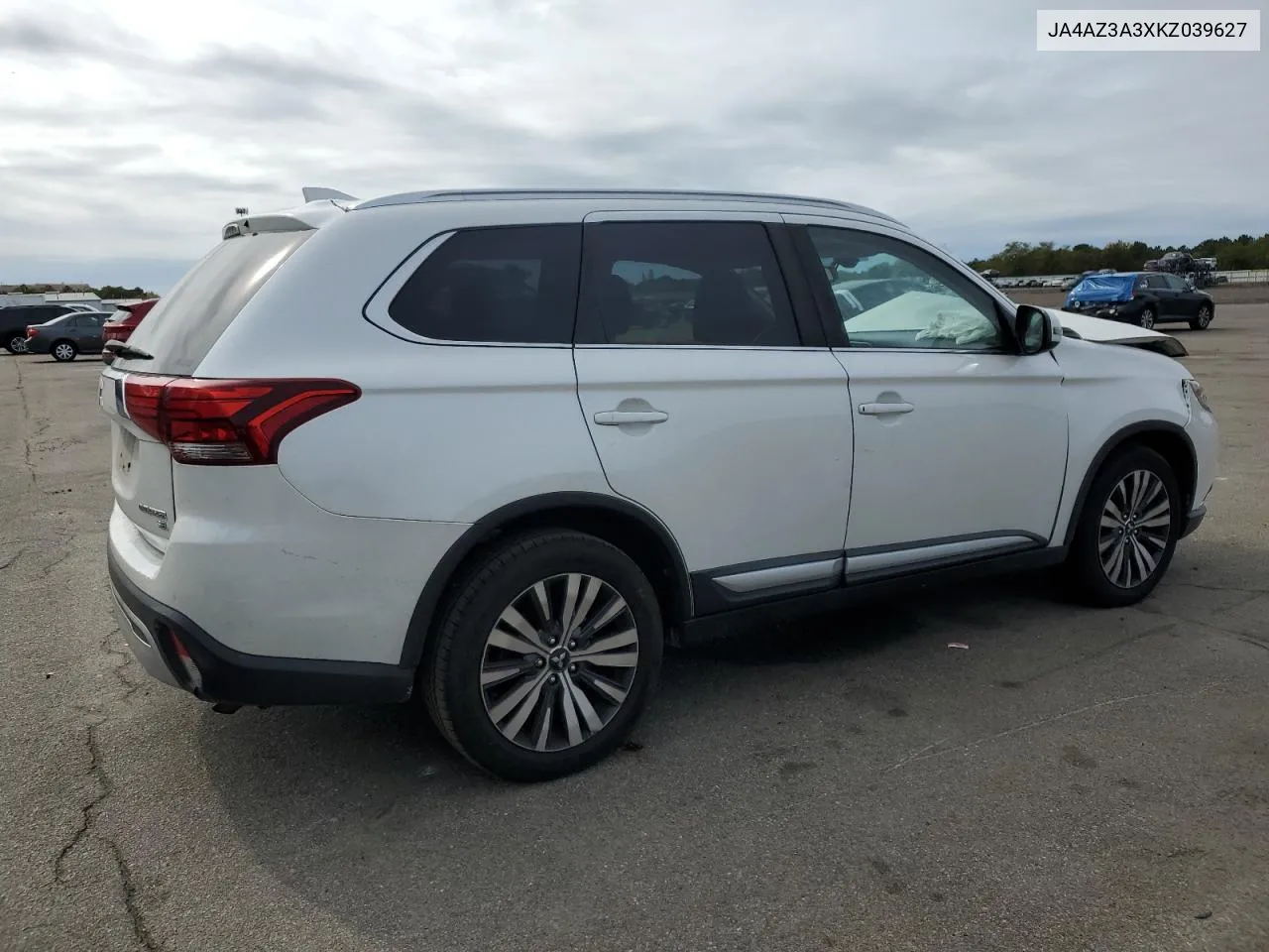 2019 Mitsubishi Outlander Se VIN: JA4AZ3A3XKZ039627 Lot: 73100744