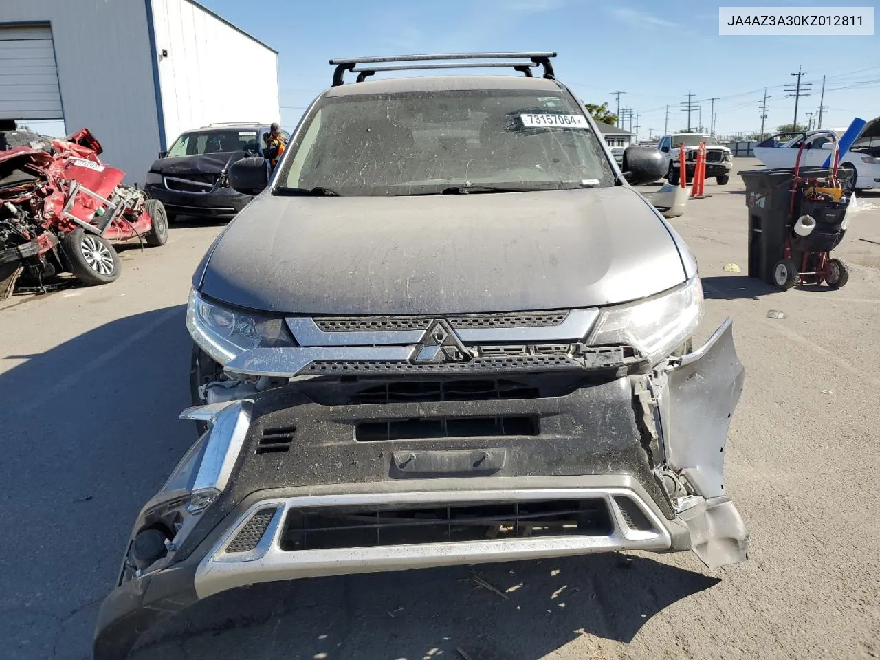 2019 Mitsubishi Outlander Se VIN: JA4AZ3A30KZ012811 Lot: 73157064