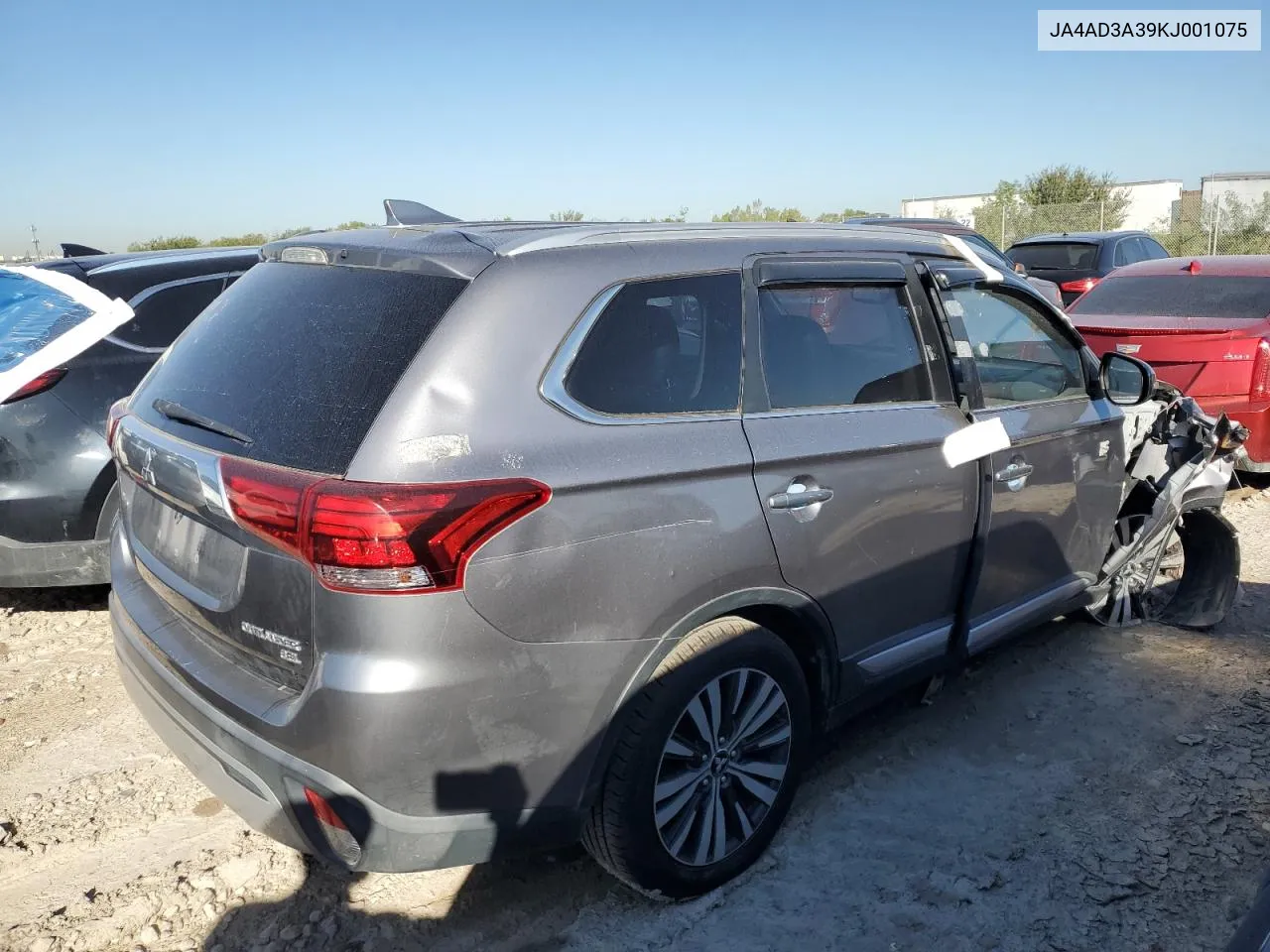 2019 Mitsubishi Outlander Se VIN: JA4AD3A39KJ001075 Lot: 73187024