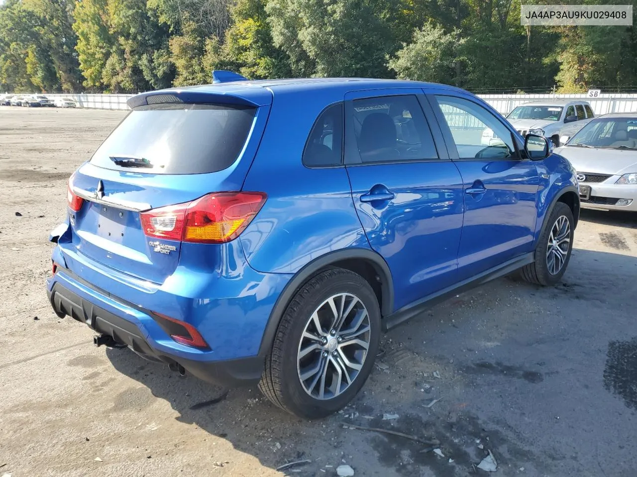 2019 Mitsubishi Outlander Sport Es VIN: JA4AP3AU9KU029408 Lot: 73321964