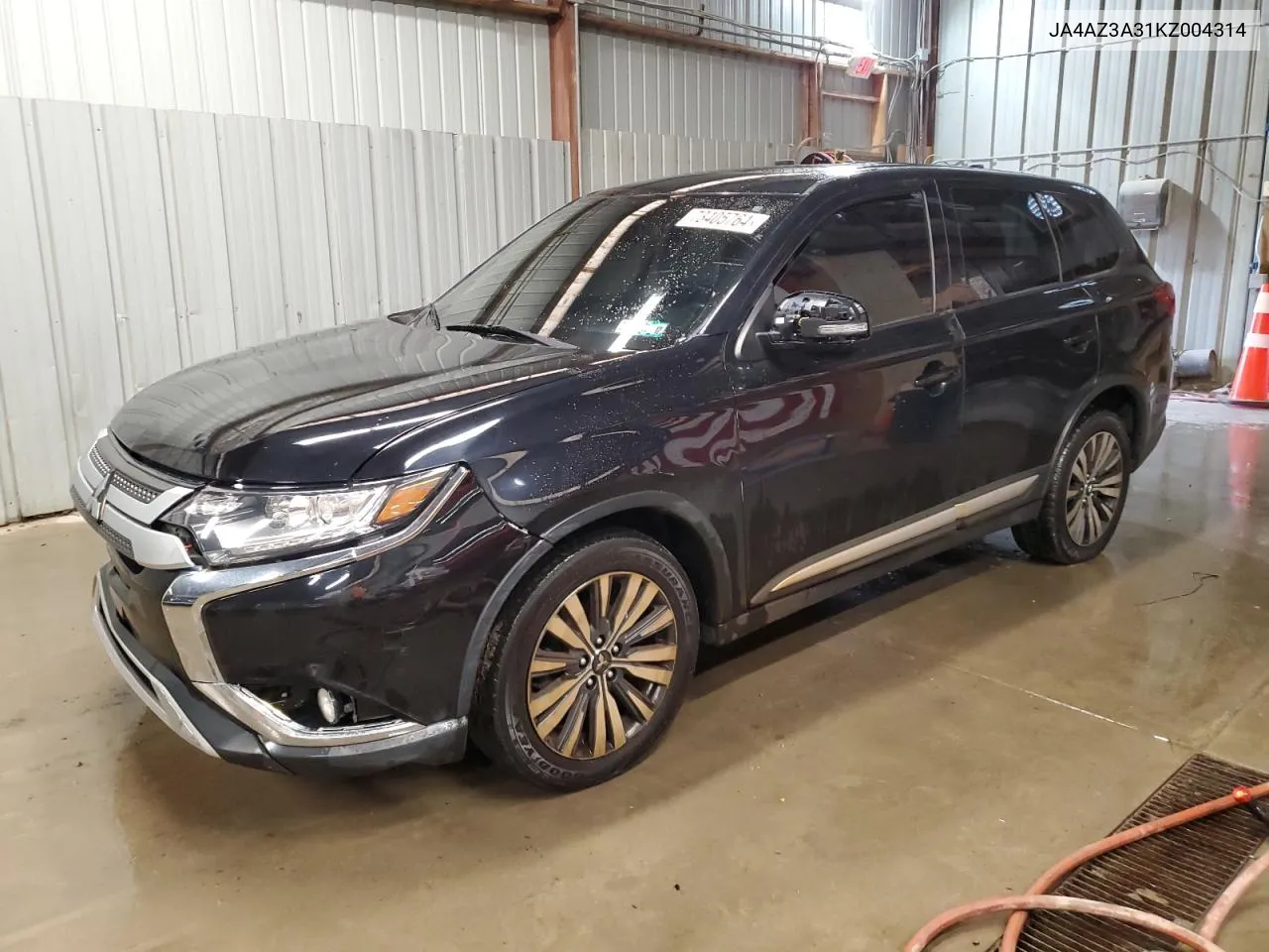 2019 Mitsubishi Outlander Se VIN: JA4AZ3A31KZ004314 Lot: 73405764