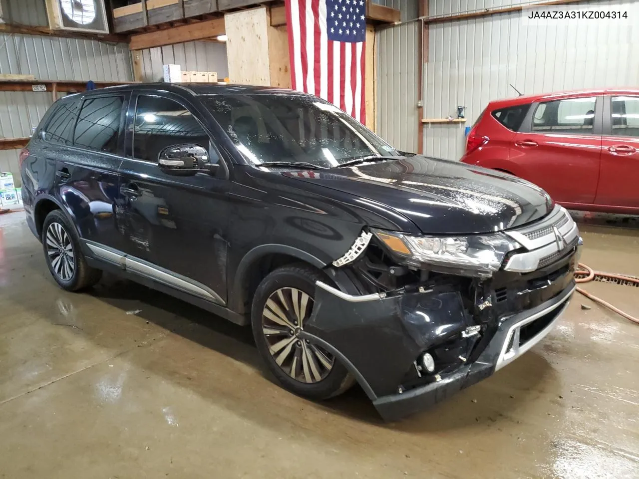 2019 Mitsubishi Outlander Se VIN: JA4AZ3A31KZ004314 Lot: 73405764