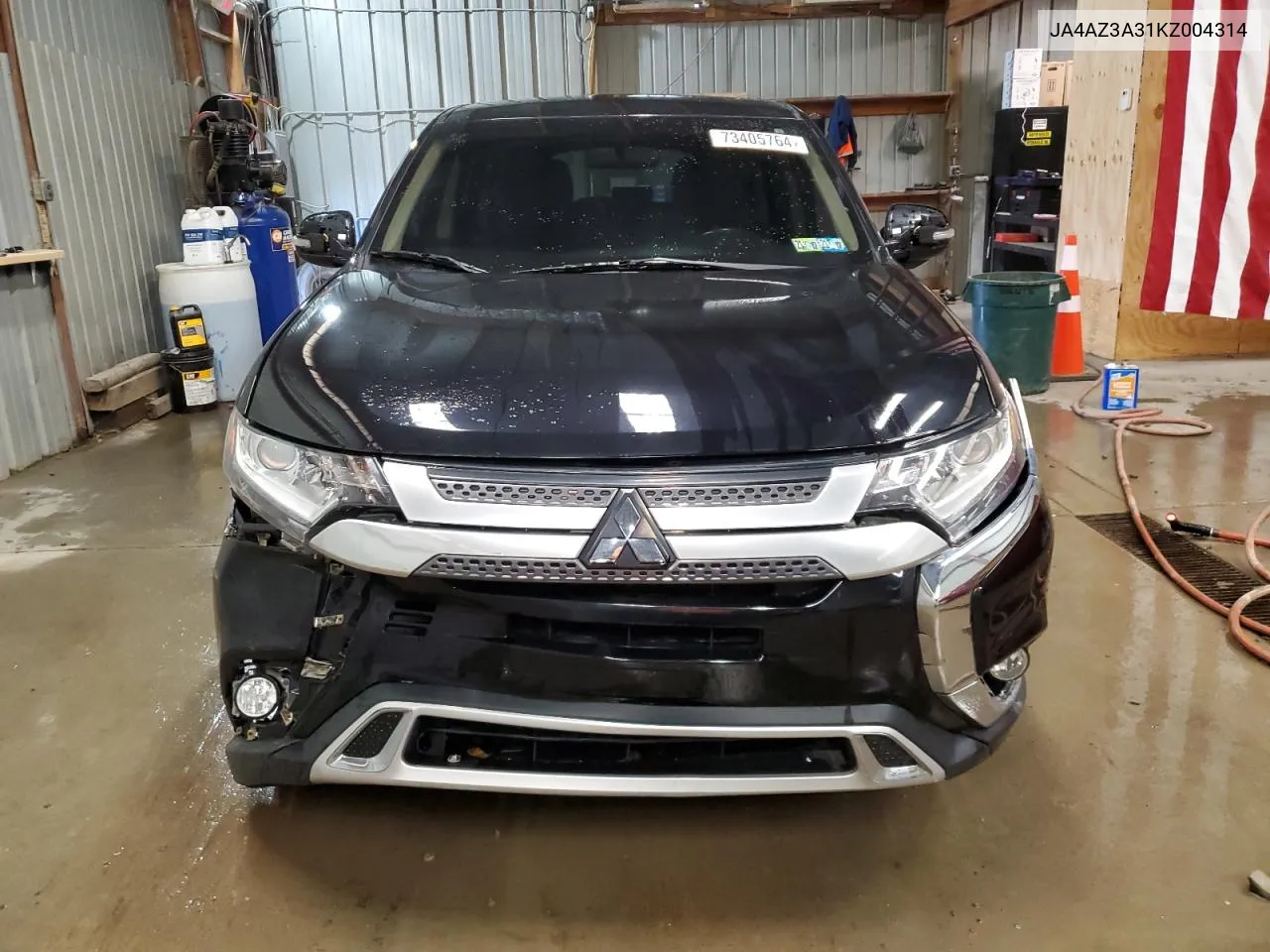 2019 Mitsubishi Outlander Se VIN: JA4AZ3A31KZ004314 Lot: 73405764