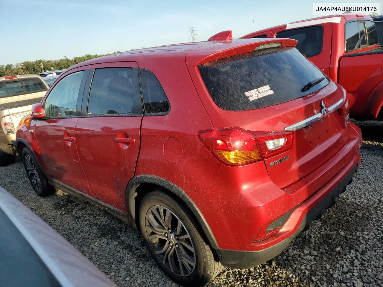 2019 Mitsubishi Outlander Sport Se VIN: JA4AP4AU8KU014176 Lot: 73922664