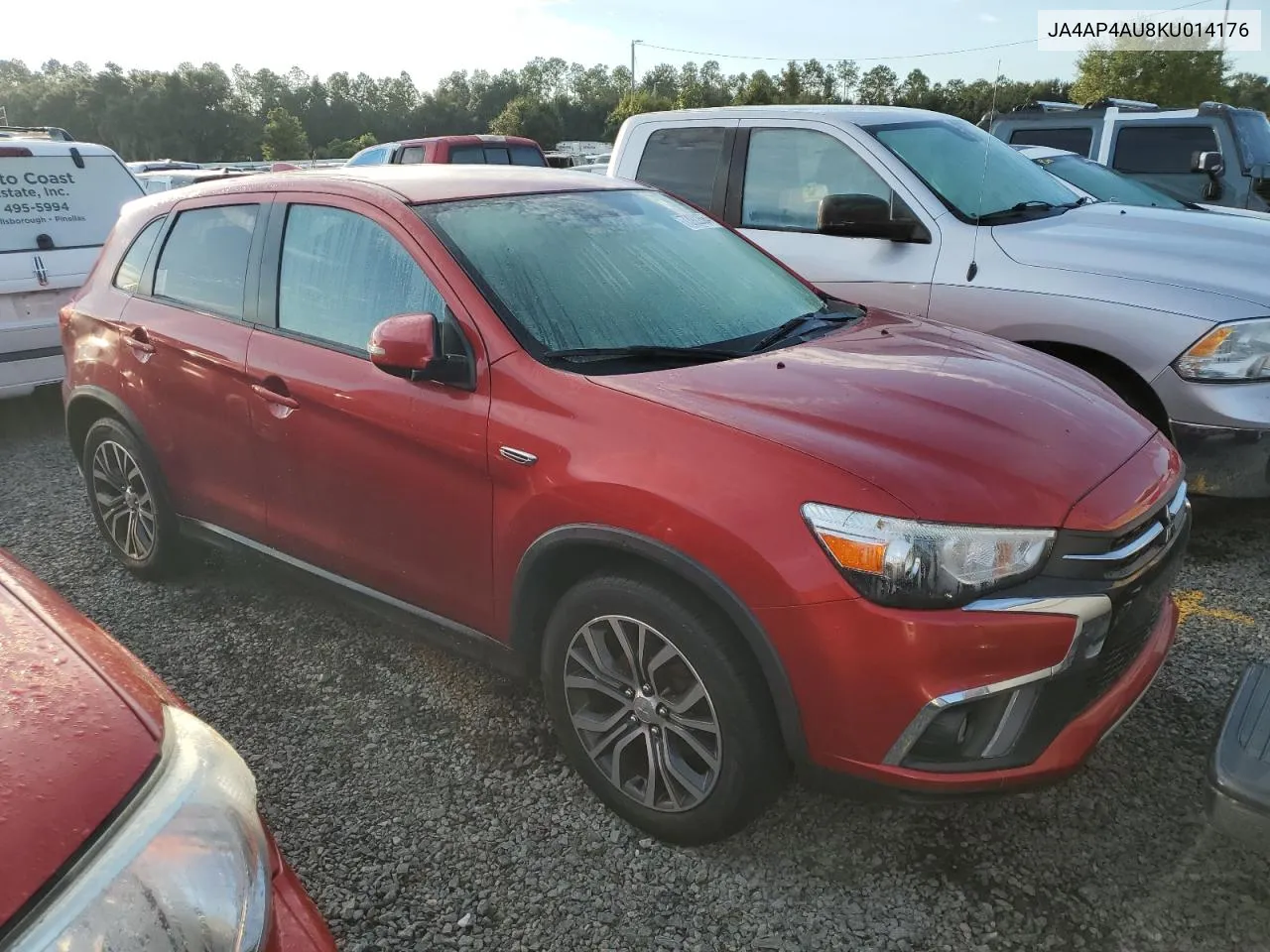 2019 Mitsubishi Outlander Sport Se VIN: JA4AP4AU8KU014176 Lot: 73922664