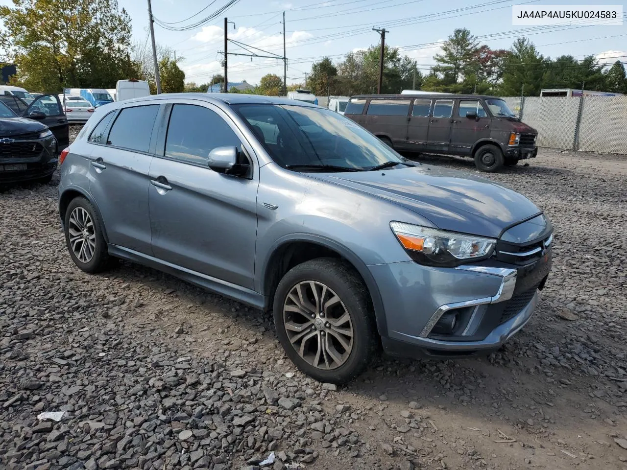 2019 Mitsubishi Outlander Sport Se VIN: JA4AP4AU5KU024583 Lot: 73944964