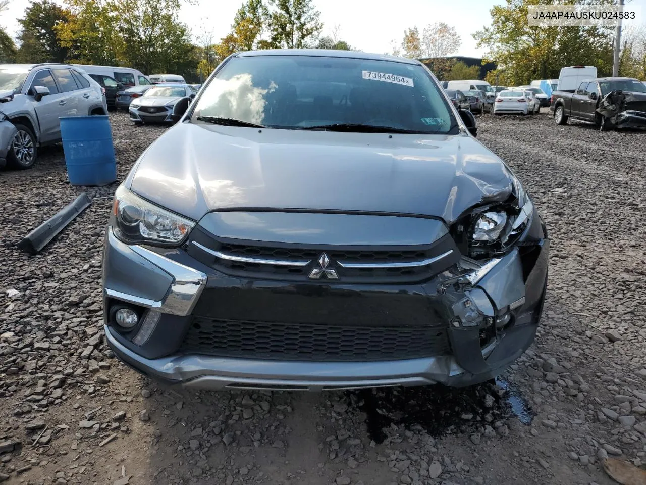 2019 Mitsubishi Outlander Sport Se VIN: JA4AP4AU5KU024583 Lot: 73944964