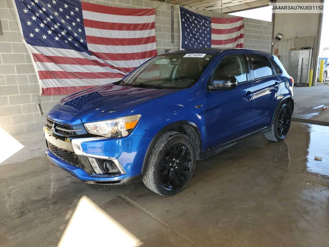 2019 Mitsubishi Outlander Sport Es VIN: JA4AR3AU7KU031152 Lot: 74014454