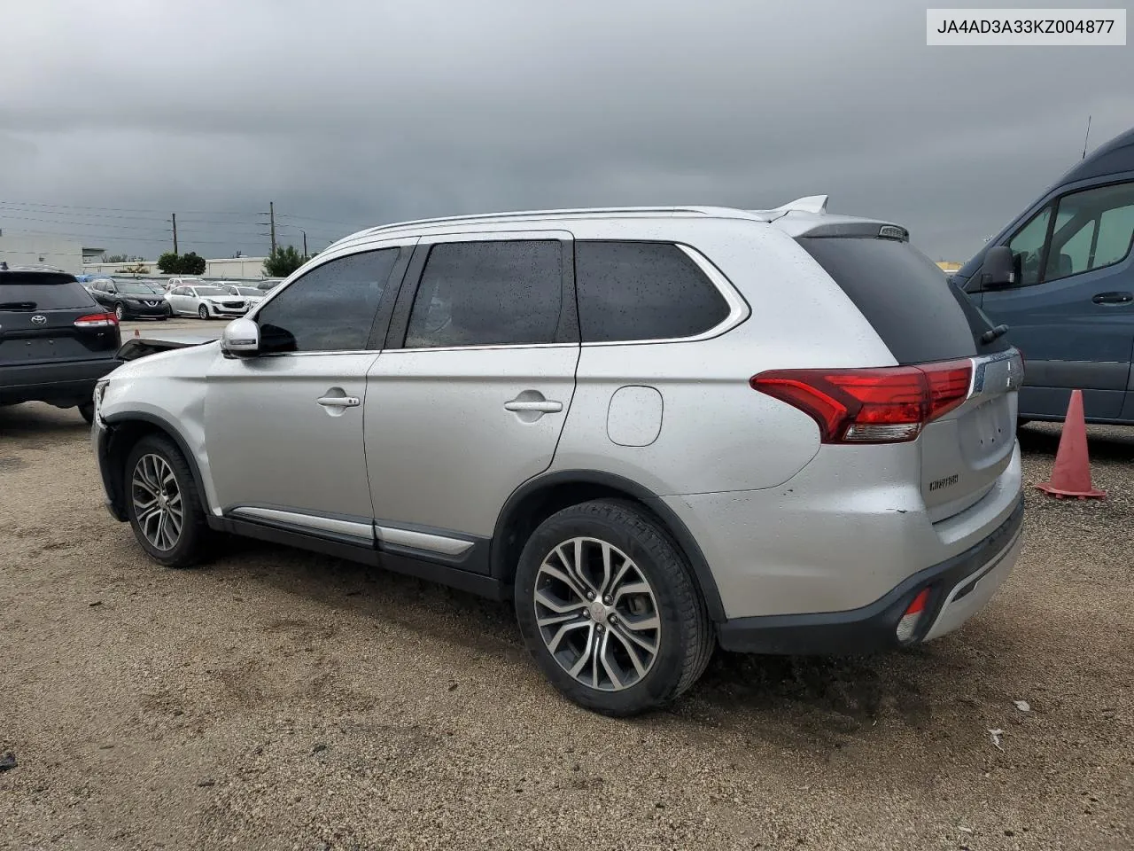 2019 Mitsubishi Outlander Se VIN: JA4AD3A33KZ004877 Lot: 74895894