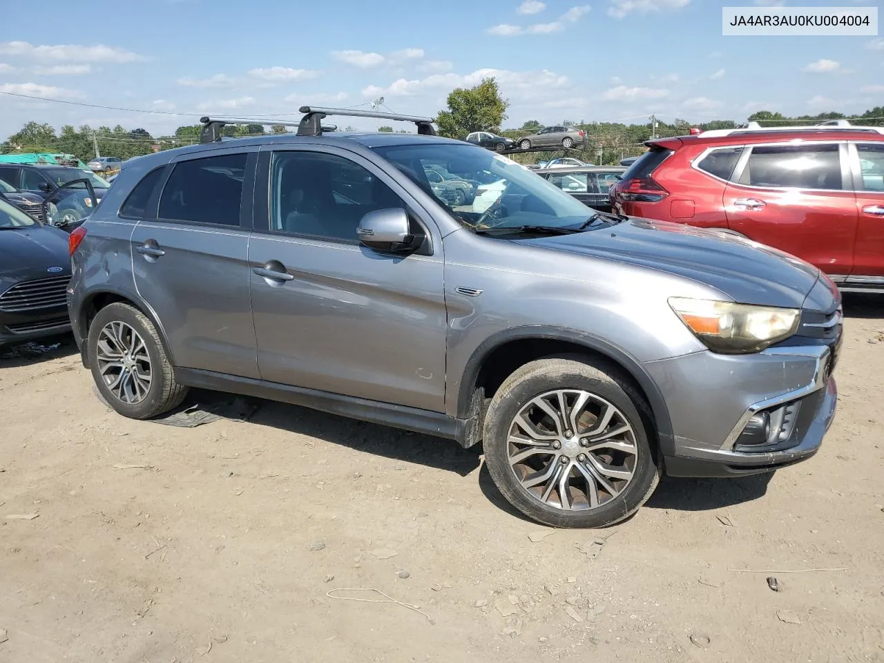 2019 Mitsubishi Outlander Sport Es VIN: JA4AR3AU0KU004004 Lot: 74914774