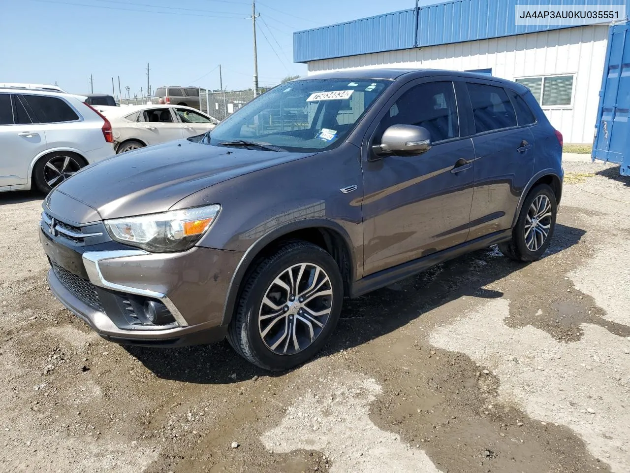 2019 Mitsubishi Outlander Sport Es VIN: JA4AP3AU0KU035551 Lot: 75034834