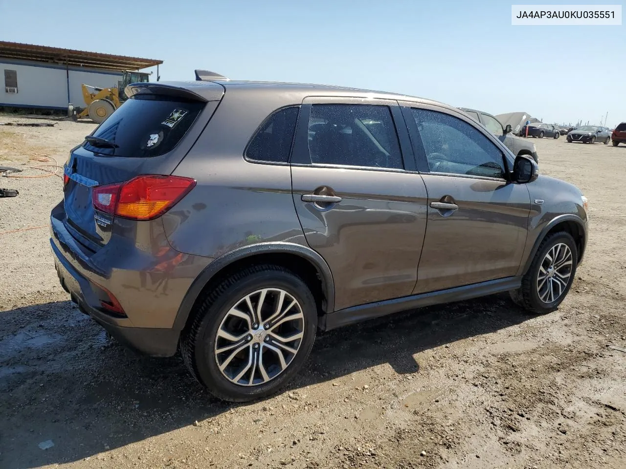 2019 Mitsubishi Outlander Sport Es VIN: JA4AP3AU0KU035551 Lot: 75034834