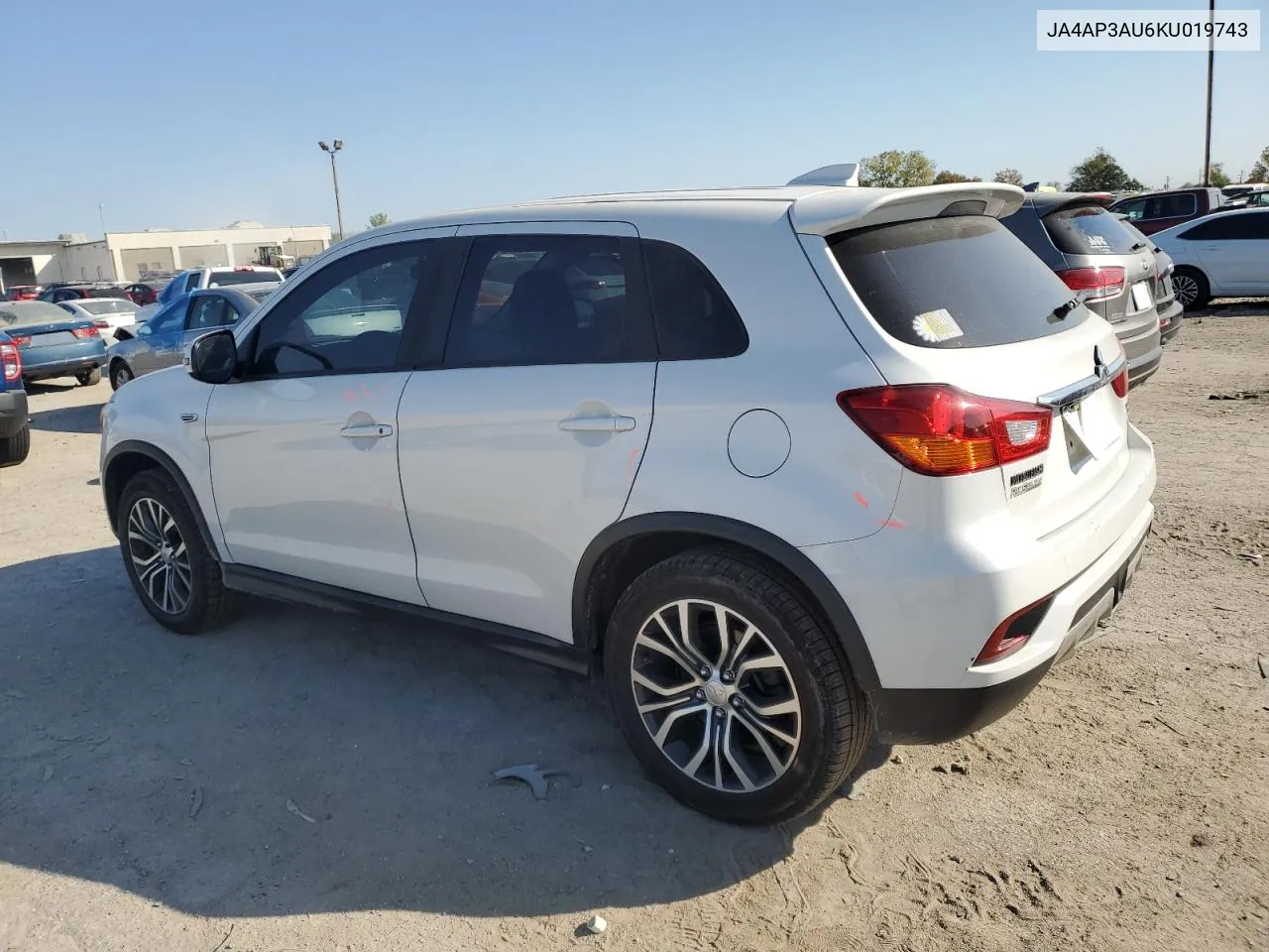 2019 Mitsubishi Outlander Sport Es VIN: JA4AP3AU6KU019743 Lot: 75288774