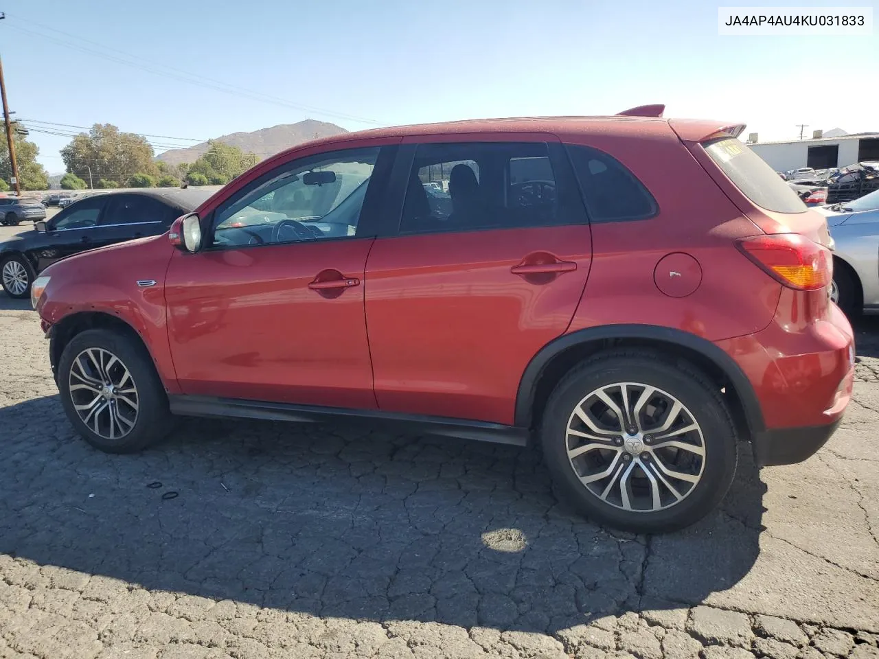 2019 Mitsubishi Outlander Sport Se VIN: JA4AP4AU4KU031833 Lot: 75498464