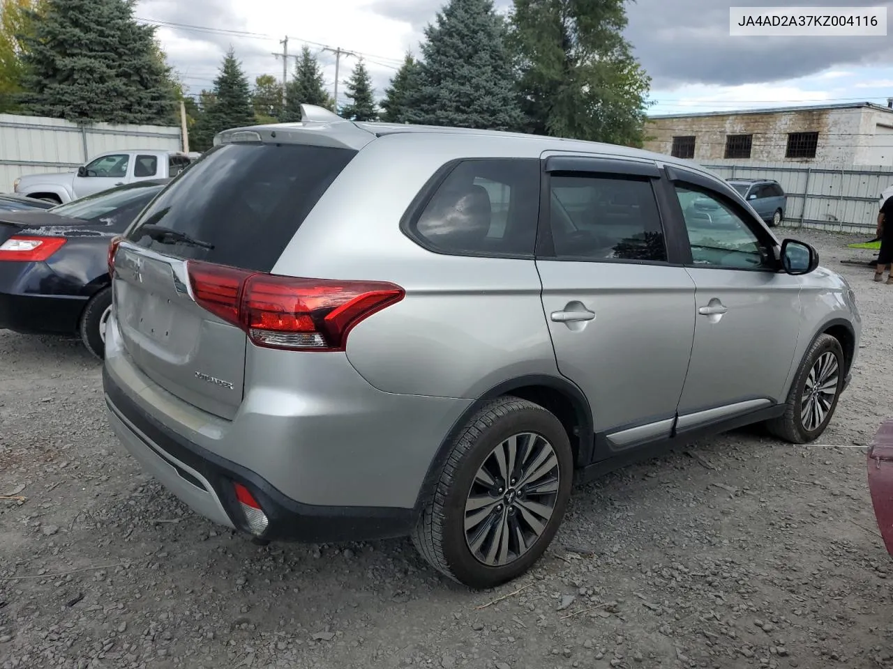 2019 Mitsubishi Outlander Es VIN: JA4AD2A37KZ004116 Lot: 75561224