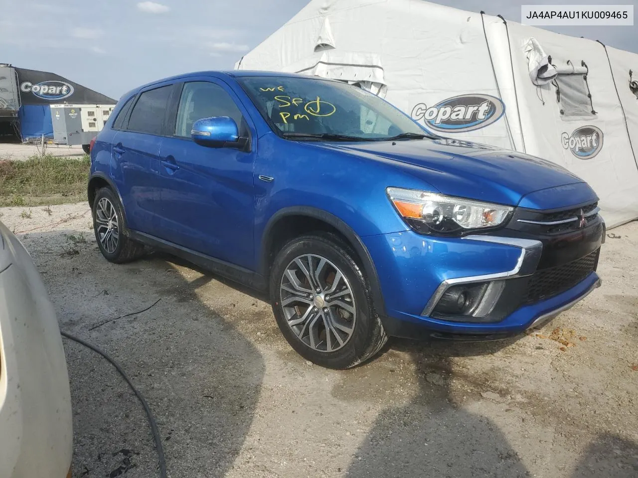 2019 Mitsubishi Outlander Sport Se VIN: JA4AP4AU1KU009465 Lot: 75998624