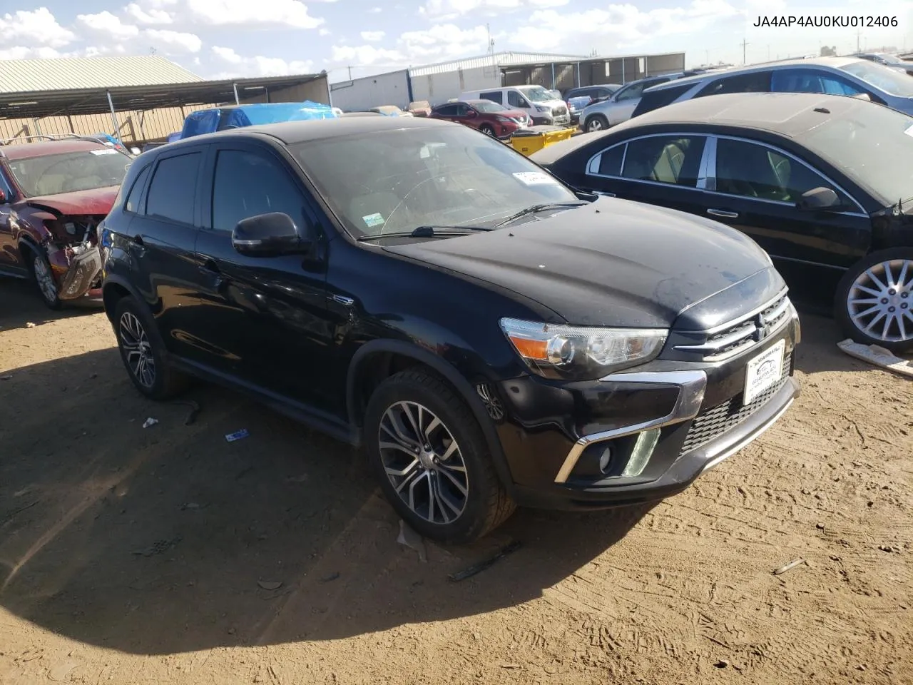 2019 Mitsubishi Outlander Sport Se VIN: JA4AP4AU0KU012406 Lot: 76044144