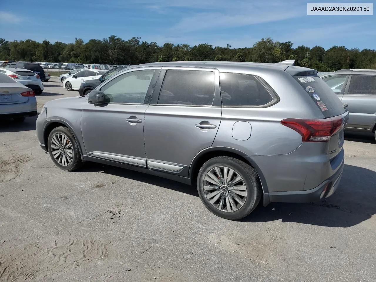 2019 Mitsubishi Outlander Es VIN: JA4AD2A30KZ029150 Lot: 76194374