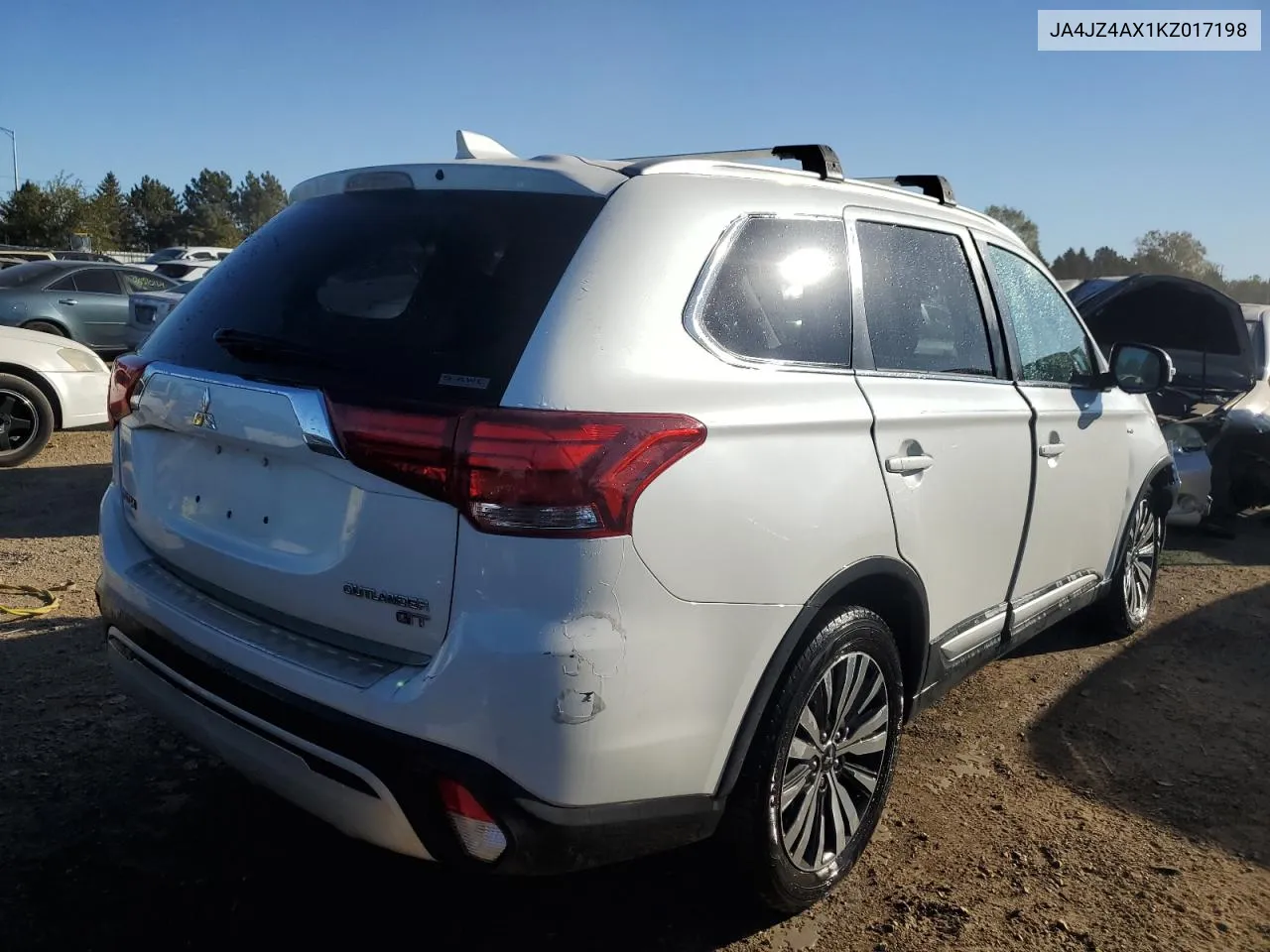 2019 Mitsubishi Outlander Gt VIN: JA4JZ4AX1KZ017198 Lot: 76478804