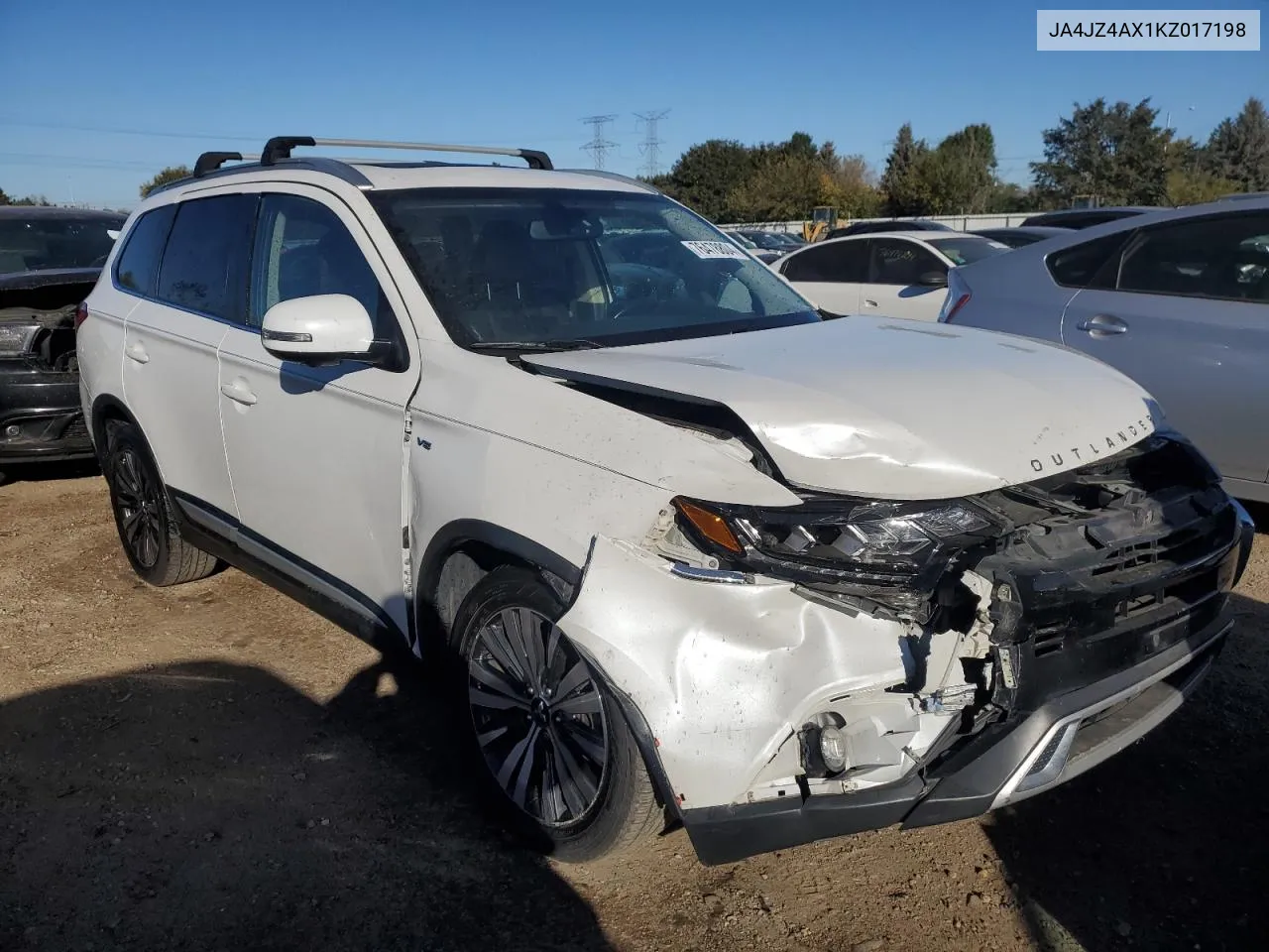 2019 Mitsubishi Outlander Gt VIN: JA4JZ4AX1KZ017198 Lot: 76478804