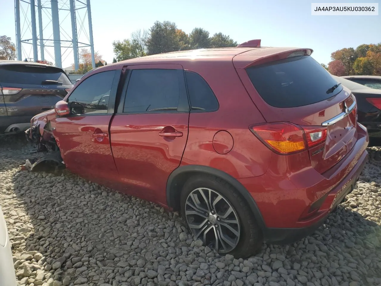 2019 Mitsubishi Outlander Sport Es VIN: JA4AP3AU5KU030362 Lot: 76709084