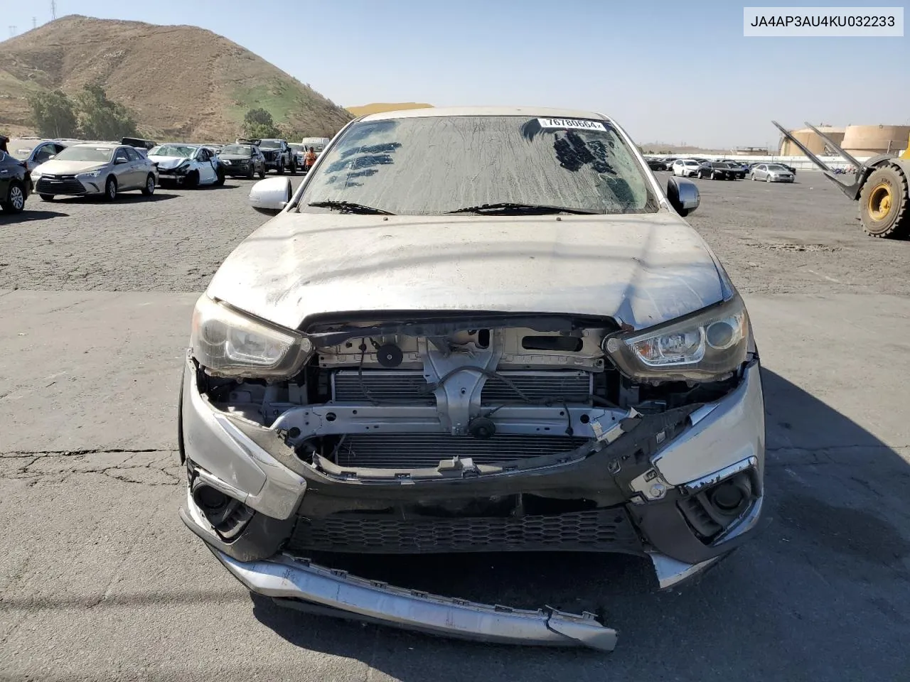 2019 Mitsubishi Outlander Sport Es VIN: JA4AP3AU4KU032233 Lot: 76780664