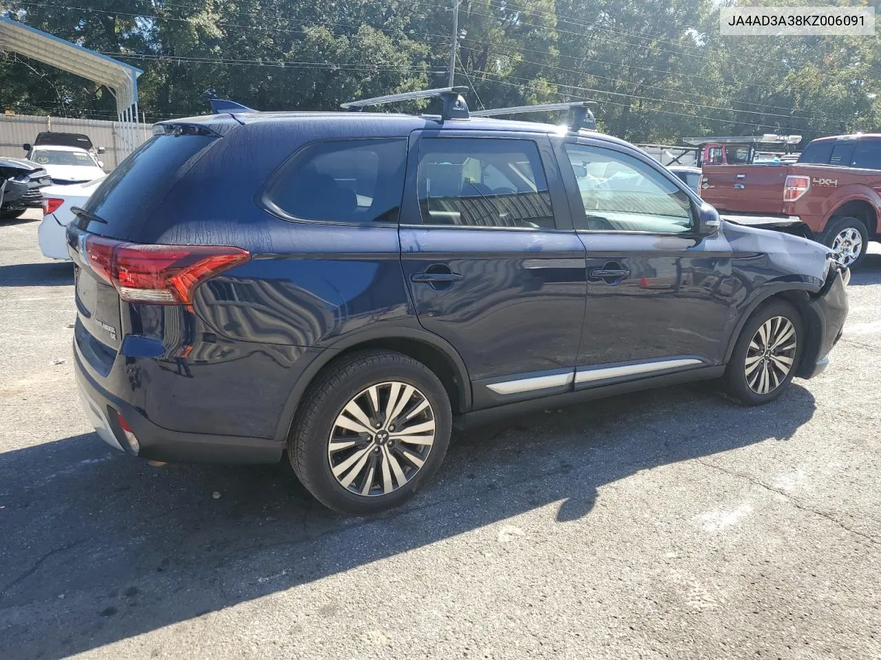 JA4AD3A38KZ006091 2019 Mitsubishi Outlander Se