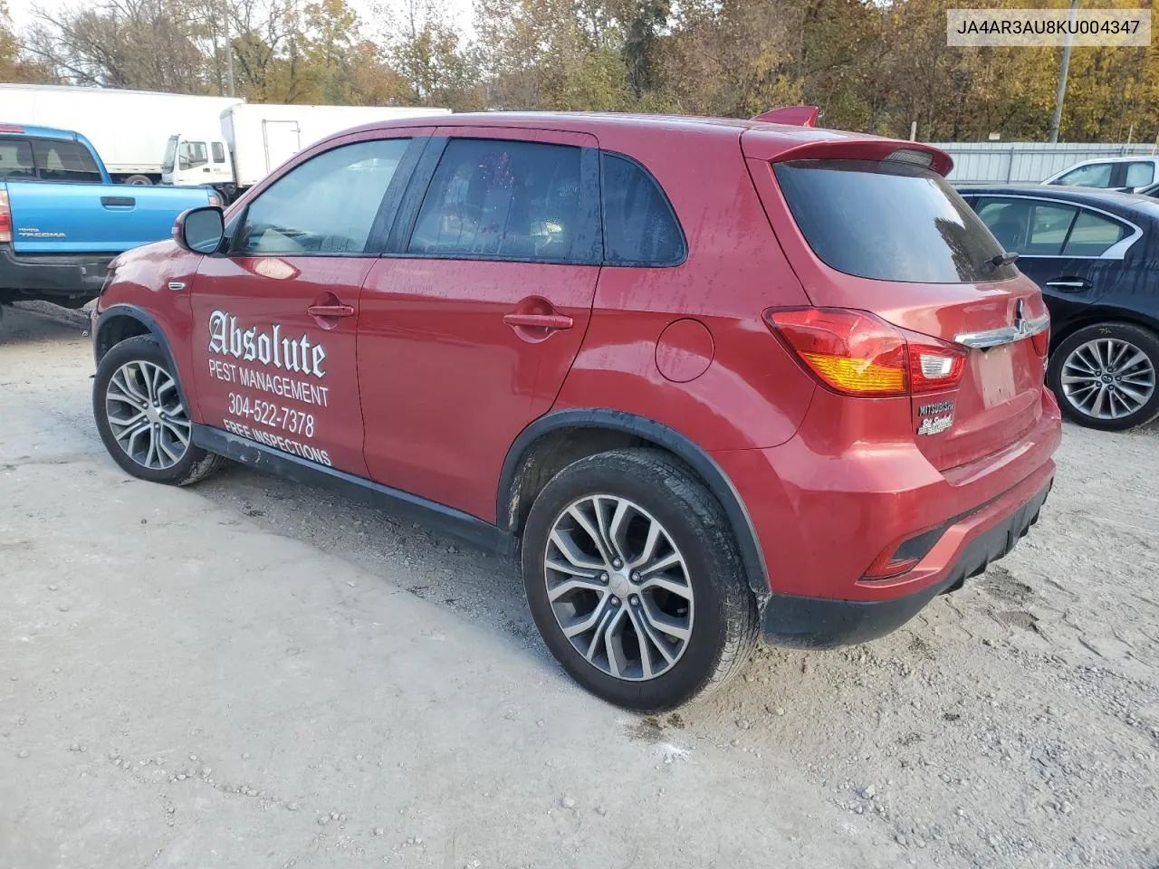 2019 Mitsubishi Outlander Sport Es VIN: JA4AR3AU8KU004347 Lot: 77005094