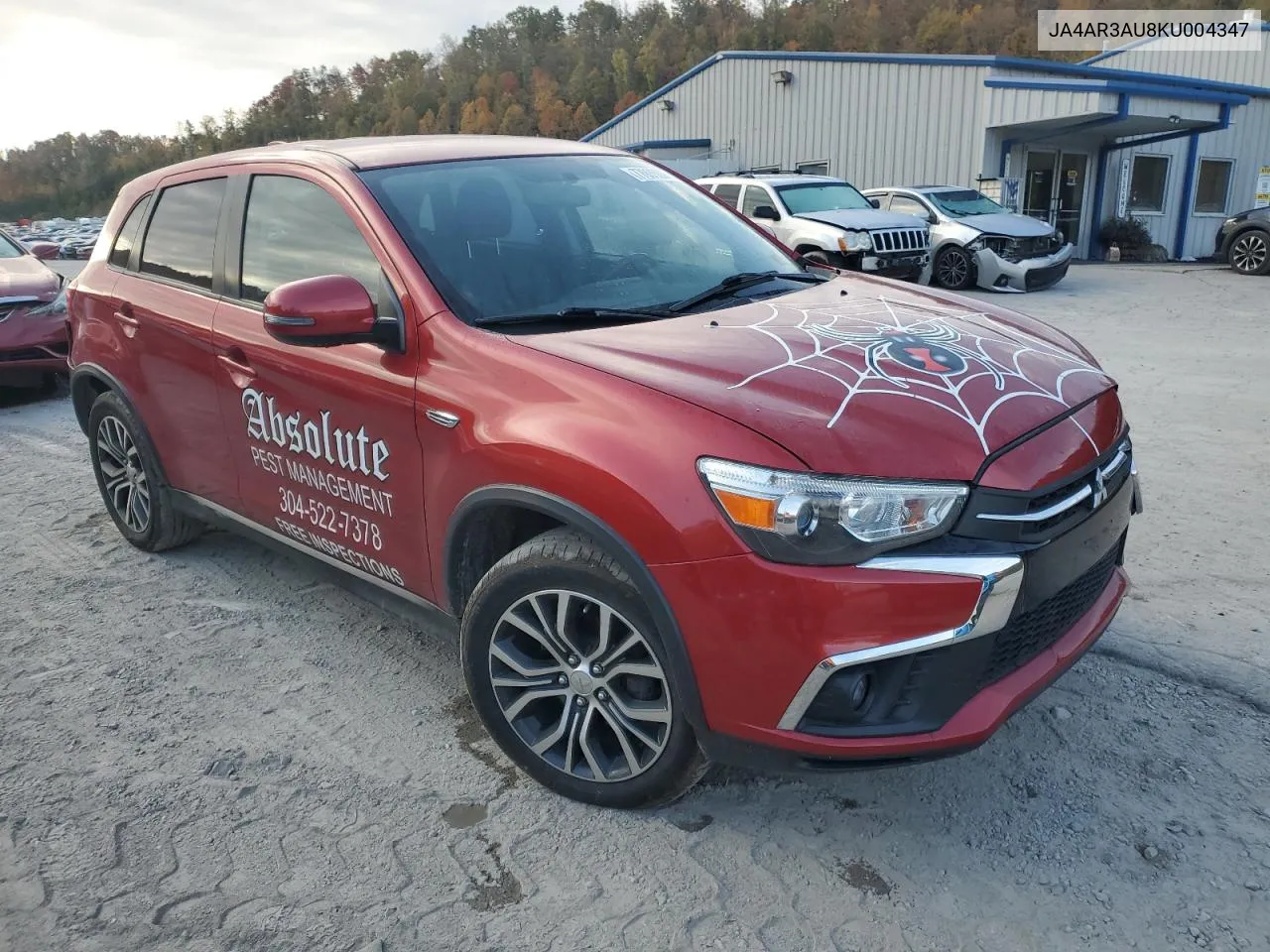 2019 Mitsubishi Outlander Sport Es VIN: JA4AR3AU8KU004347 Lot: 77005094