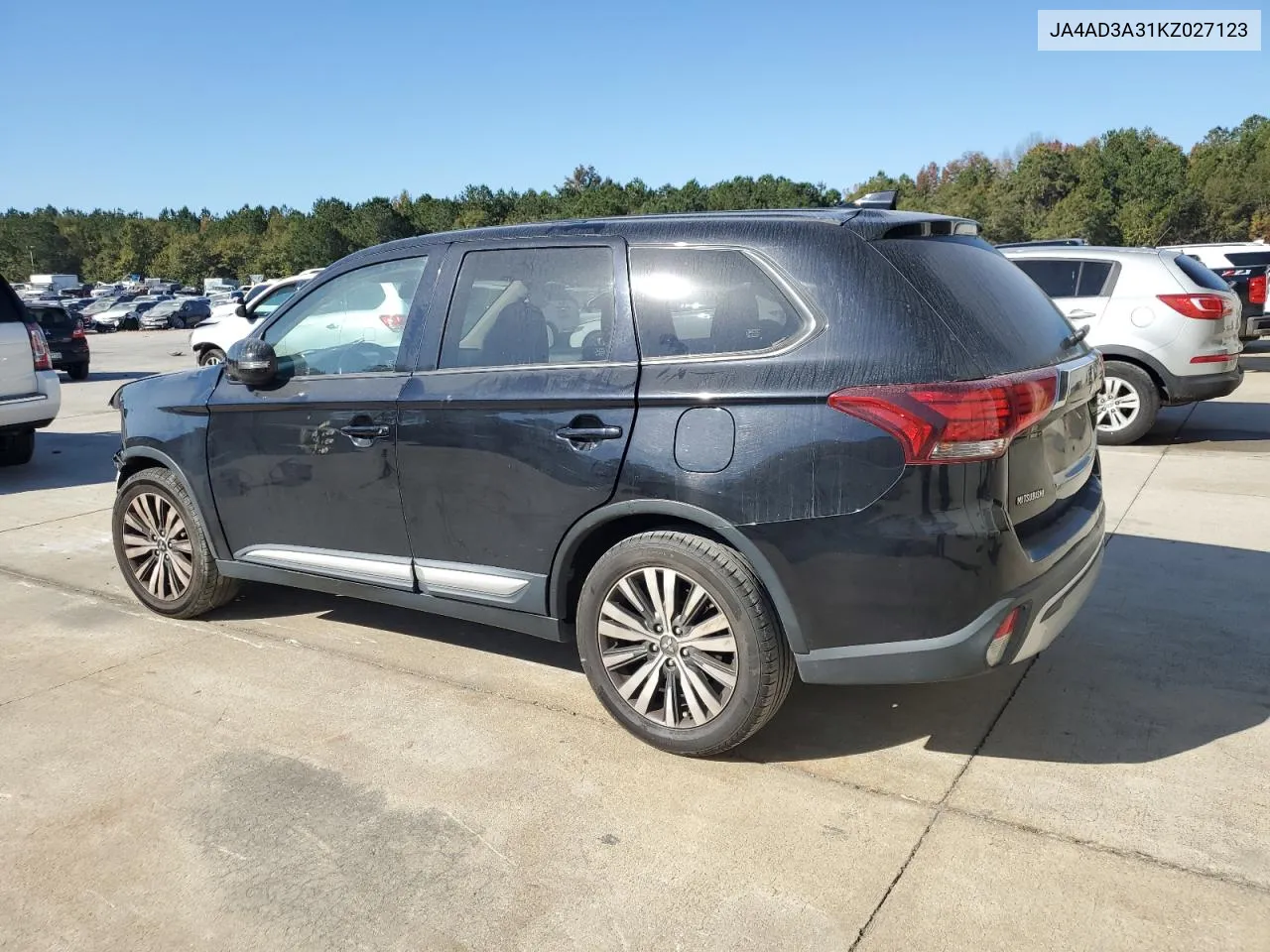 2019 Mitsubishi Outlander Se VIN: JA4AD3A31KZ027123 Lot: 77125964