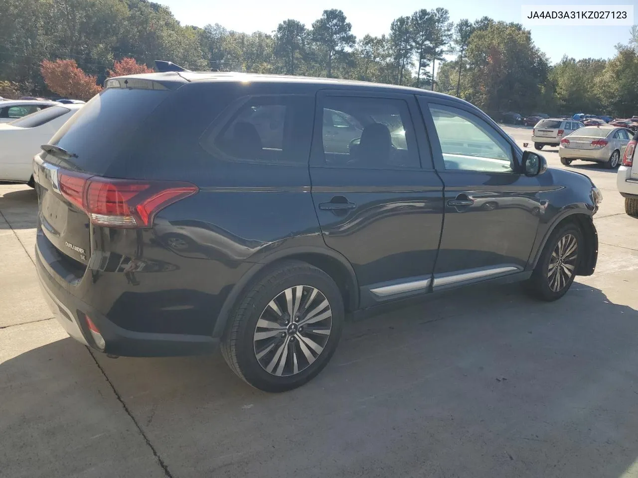 2019 Mitsubishi Outlander Se VIN: JA4AD3A31KZ027123 Lot: 77125964