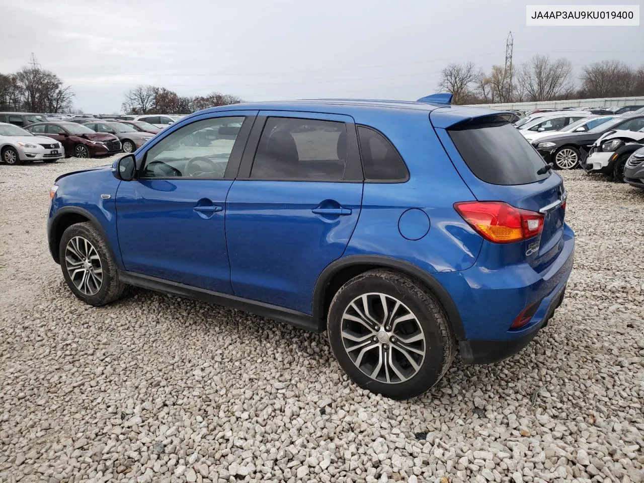 2019 Mitsubishi Outlander Sport Es VIN: JA4AP3AU9KU019400 Lot: 77375054