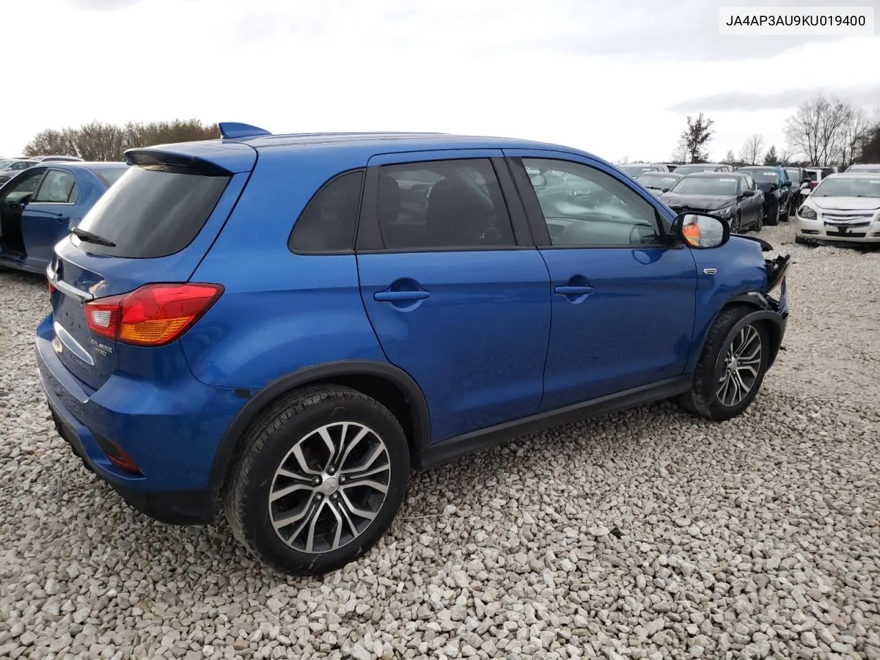 2019 Mitsubishi Outlander Sport Es VIN: JA4AP3AU9KU019400 Lot: 77375054