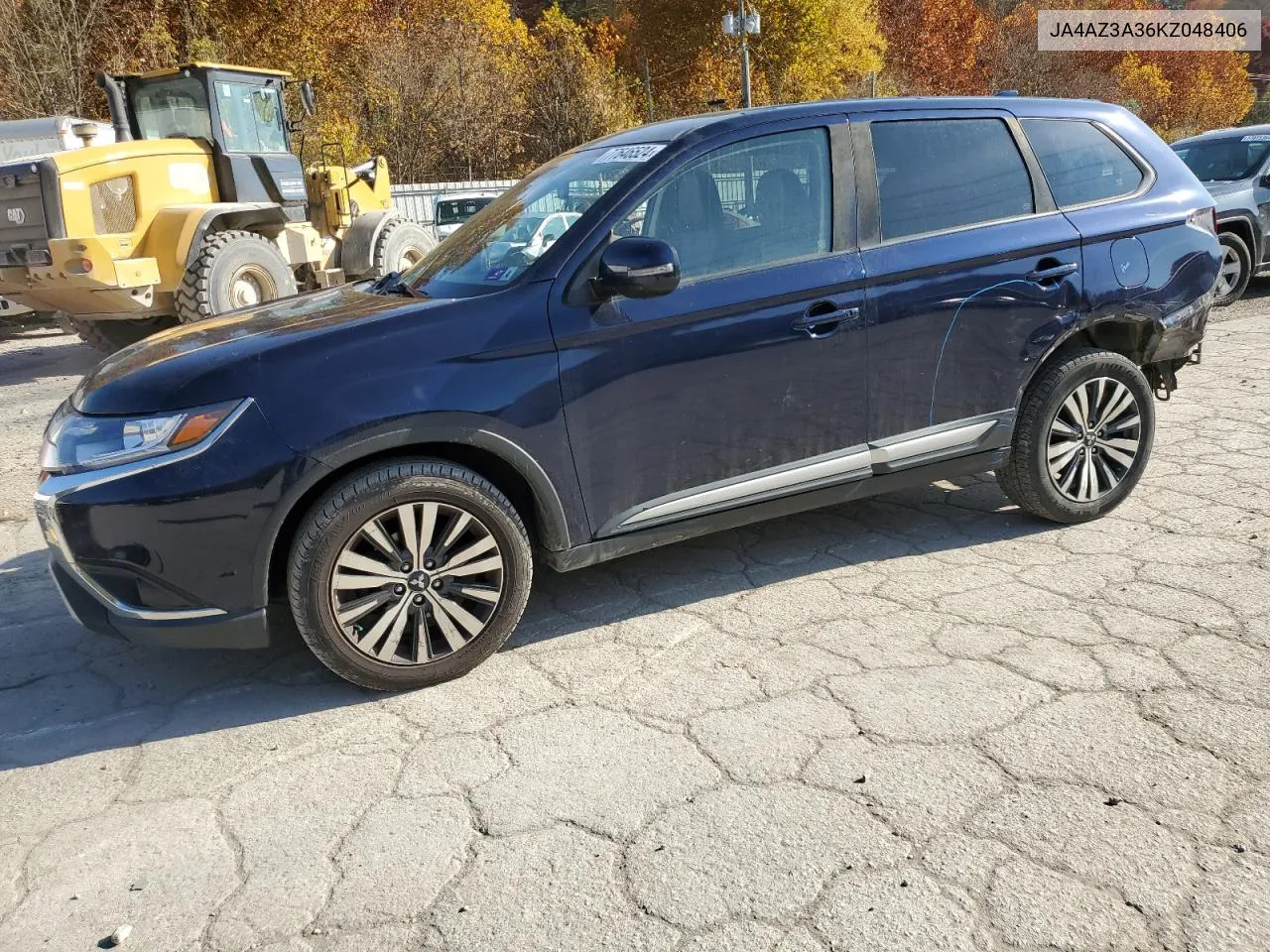 2019 Mitsubishi Outlander Se VIN: JA4AZ3A36KZ048406 Lot: 77646524