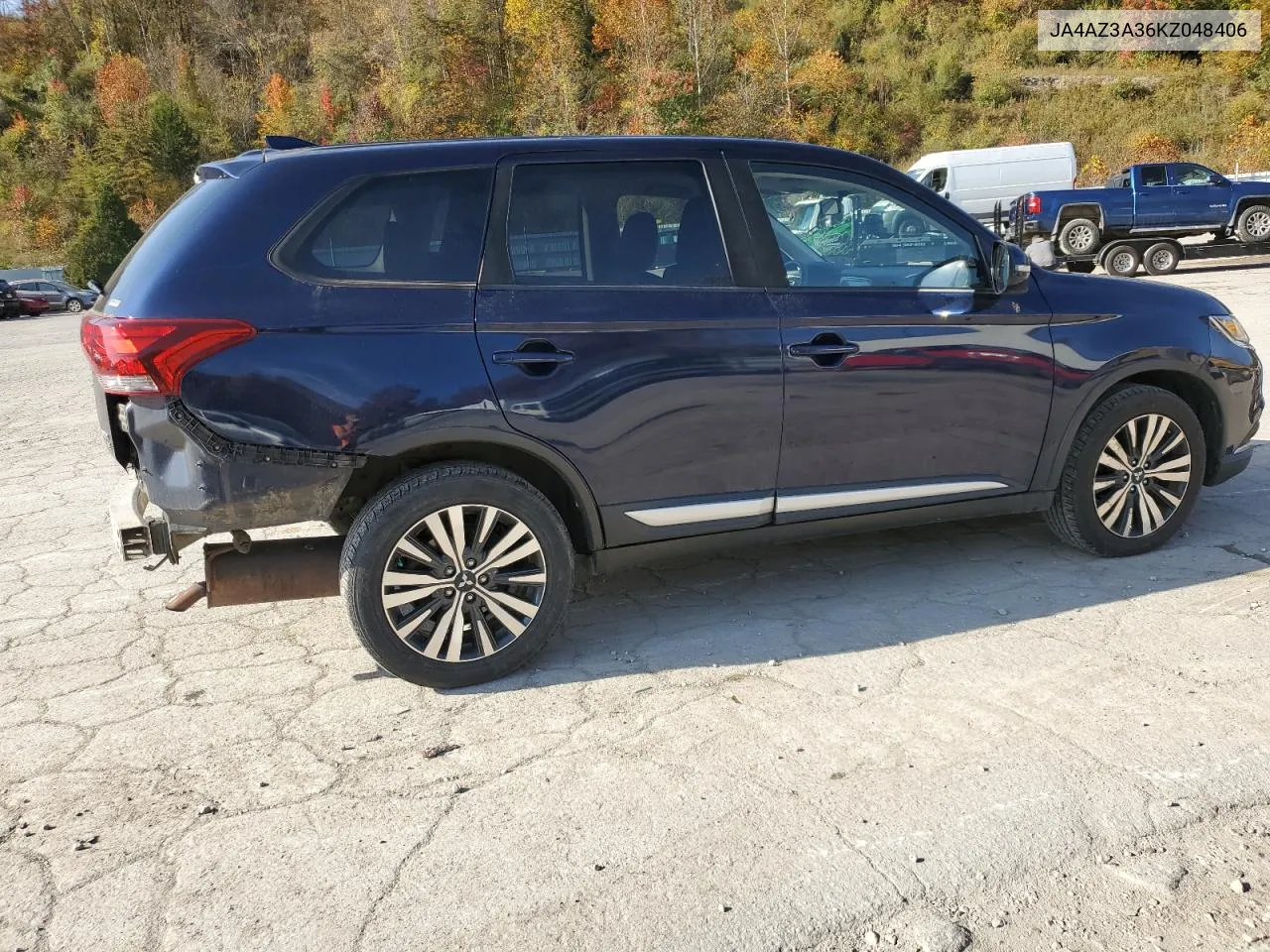 2019 Mitsubishi Outlander Se VIN: JA4AZ3A36KZ048406 Lot: 77646524